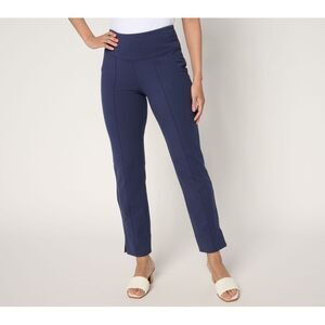 Women Control Women's Pants Sz XL Tummy 86 Ankle Blue A689248